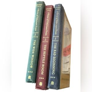 Childrens Books- A Series of Unfortunate Events by Lemony Snicket Books 1- 3 GC